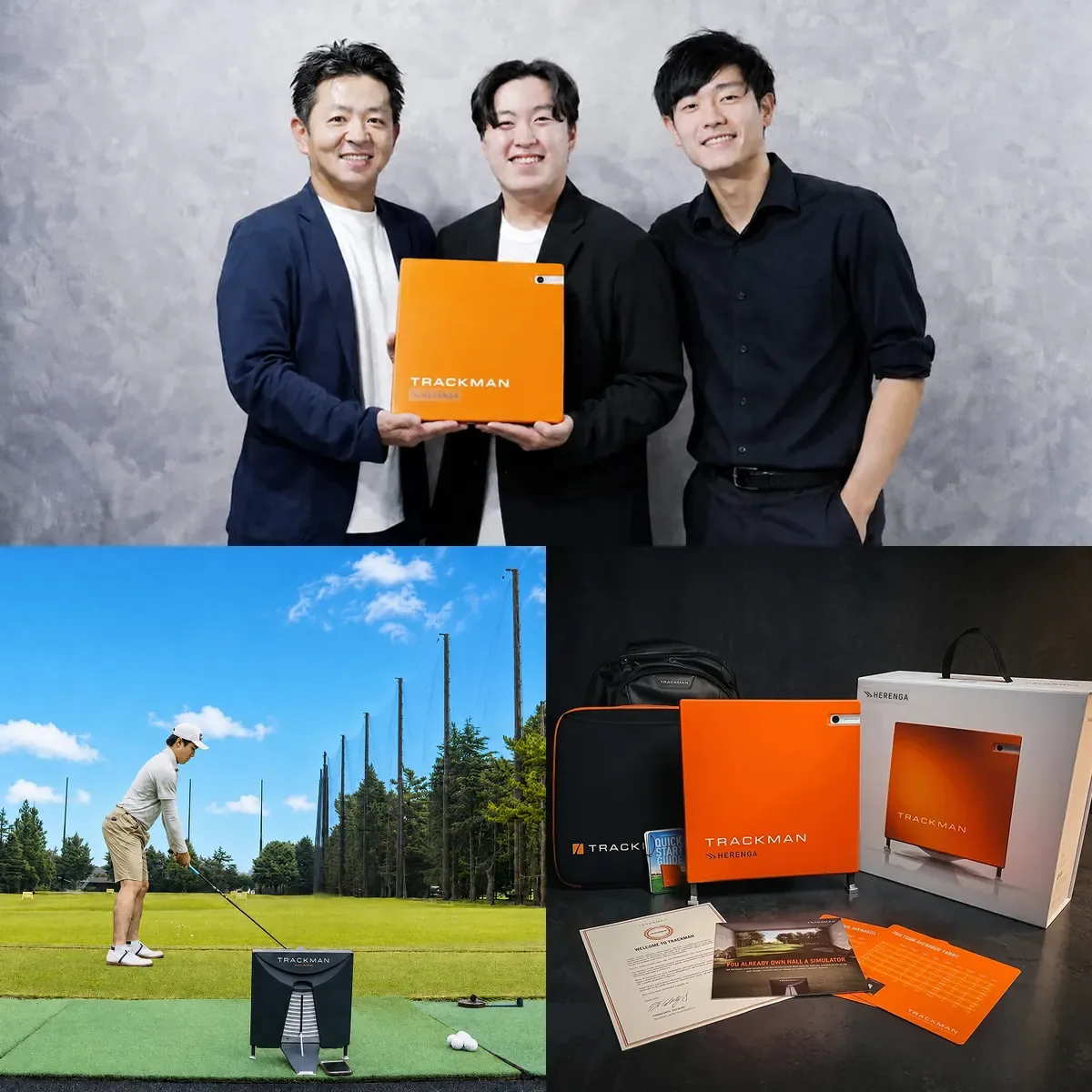 塚越光玖プロとTRACKMAN